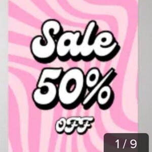 I'm having a 50% off sale on my entire posh closet!!!!